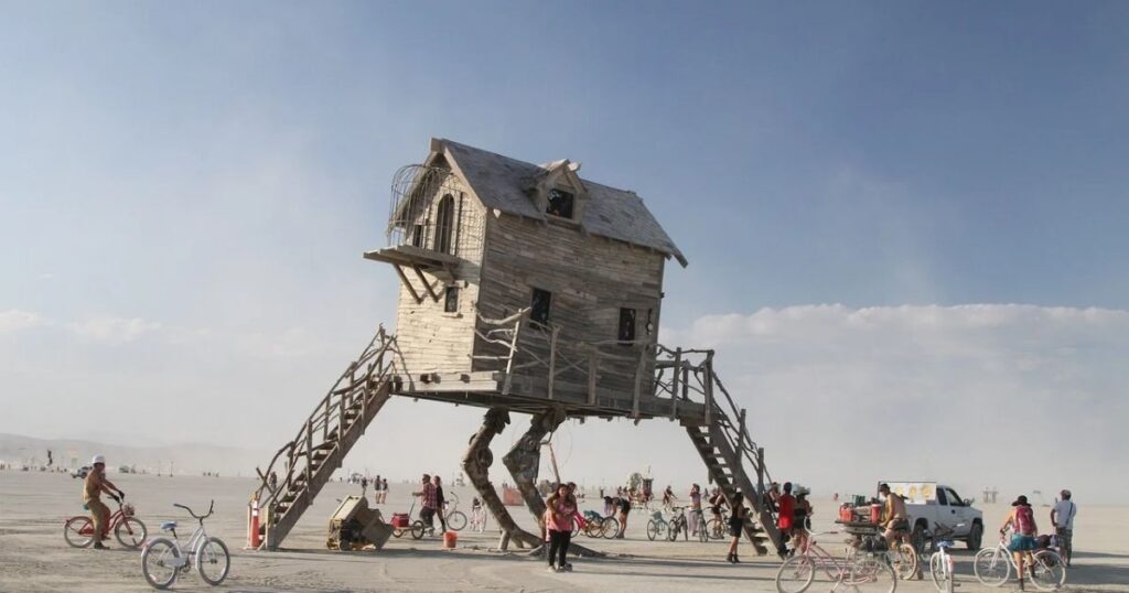 Burning Man festival in the Black Rock Desert