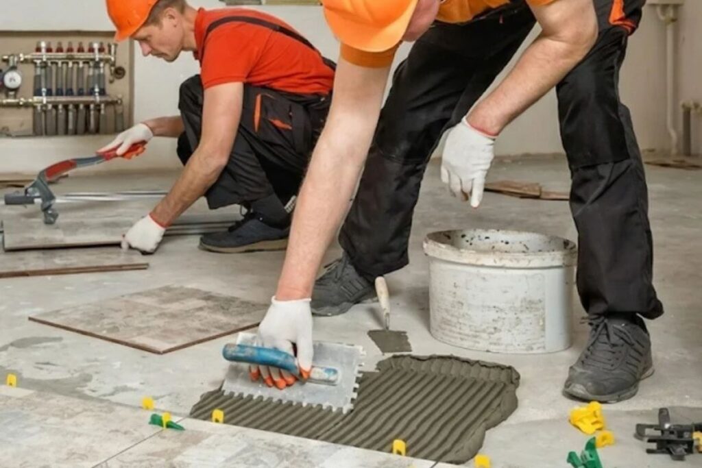 Proper Footwear is vital for Tile Setters and Flooring Installers