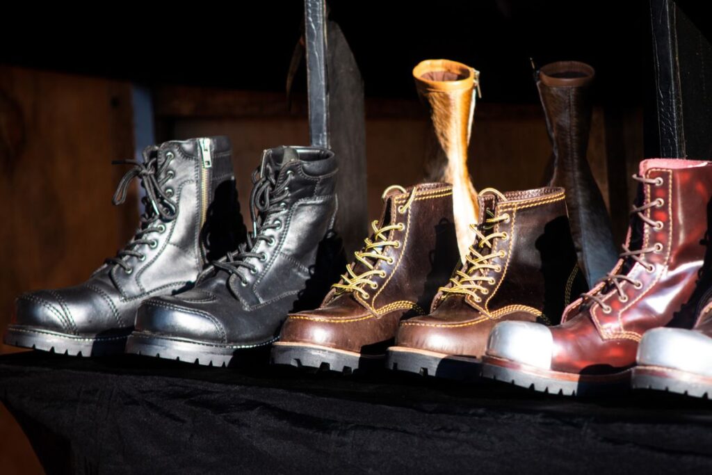 A large variety of comfortable steel toe boots are available