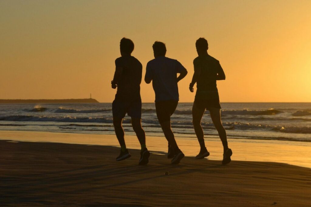No more sand on running shoes